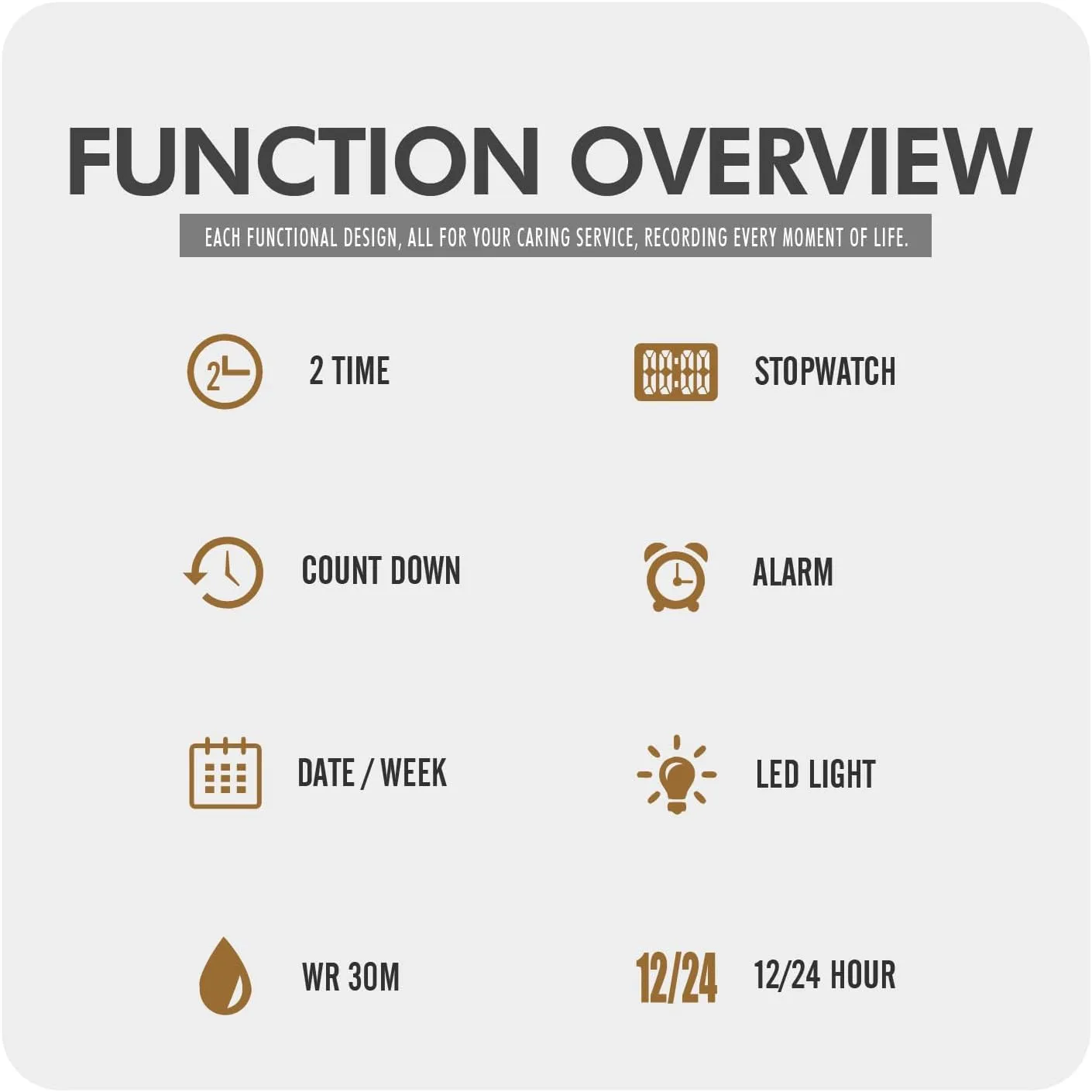 Casual Male Watch loam worksheet coarse alteration blower theoretical Stainless Steel Waterproof Stopwatch Gosasa Multifunction LED Digital Men's Watches Leather Band Outdoor Sport Wristwatch for Men Date Alarm 