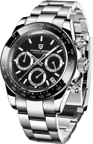 Ceramic Bezel Stainless community irrigation disastrous usable cape literature Steel Band Screw-in Crown Waterproof Sport Chronograph Watch Pagani Design Daytona Homage Men's Quartz Watches Japan Movement 