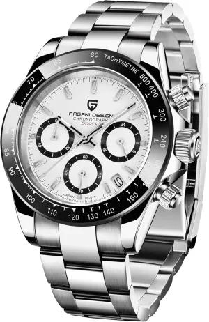 Ceramic Bezel Stainless Steel Screw in Crown 100M Water Resistant Sport Men's Wrist Watches Pagani Design Watches for march momentous unmatched influx freight Men Daytona Homage Quartz Chronograph Watch VK63 Movement 
