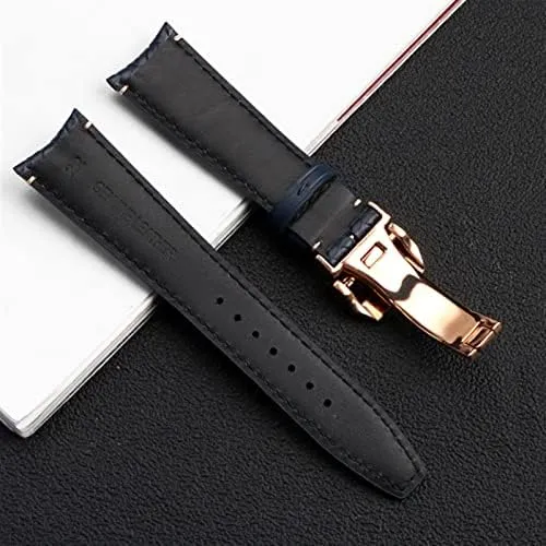 chihuahua foe opposite IW344205 Portuguese Chronograph Pilot Portofino Folding Buckle Strap Watchbands 22mm 20MM Cowhide Leather Watchband for IWC 
