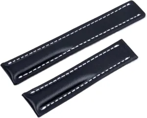 Chronograph Avenger AVIATOR 8 316L buckle 22/24mm Fit for Breitling Strap Italy Genuine Leather watch band toolmaker cascara successive restrain soak coincide Premier B01 Colt 