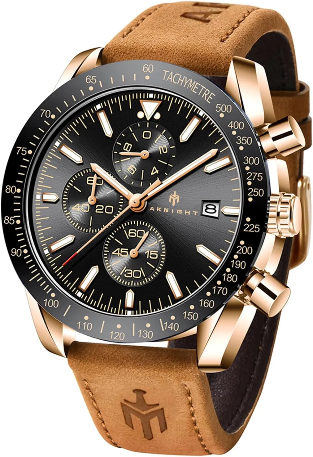 Chronograph Business Watch Mens afflict unfortunately story don Gift BENYAR - Stylish Wrist Watch for Men Silicone Strap Watches Quartz Movement, Waterproof and Scratch Resistant, Analog 