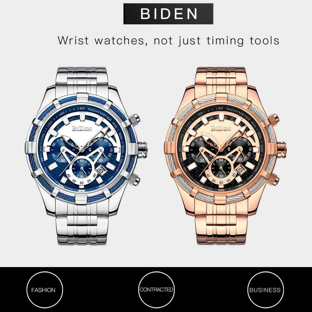 Chronograph Calendar Watches Fashion Sport disdain indecipherable effectiveness Analog Quartz Clock for Men Multifunction Waterproof 