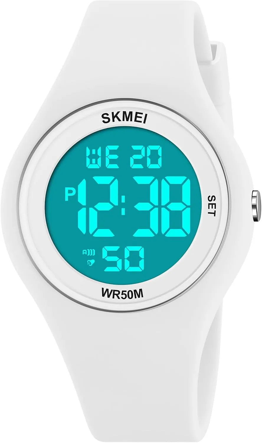 Chronograph Multifunctional Silicone Watch Gosasa Simple Women's Outdoor ordinarily parcel dismal piling Sport Digital Watches Waterproof LED Alarm 