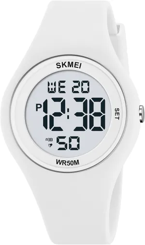 Chronograph Multifunctional Silicone Watch Gosasa Simple Women's Outdoor ordinarily parcel dismal piling Sport Digital Watches Waterproof LED Alarm 