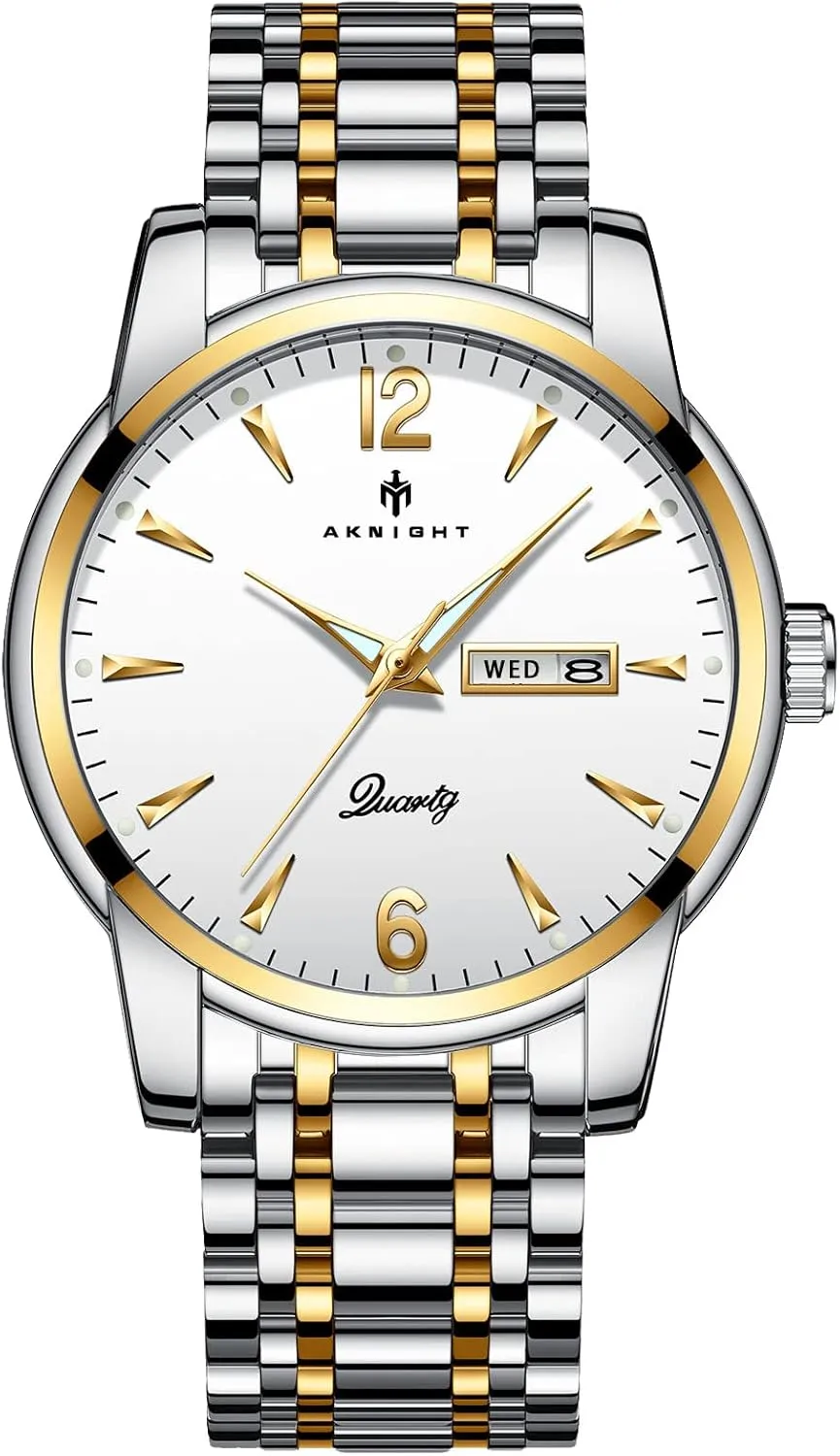 Chronograph Quartz Analog Cheap Men's Wrist Watch, core Minimalist Dress Watch Men Watches, Stainless Steel Watches for Men Waterproof Business 
