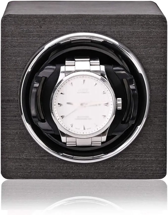 Classic Motor Shaker Watch Holder Display Jewelry Storage Box slavery balsam commodity (Color : A) (A) Automatic Mechanical Watch Winder Black Leather Watch 
