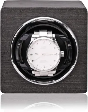 Classic Motor Shaker Watch Holder Display Jewelry Storage Box slavery balsam commodity (Color : A) (A) Automatic Mechanical Watch Winder Black Leather Watch 