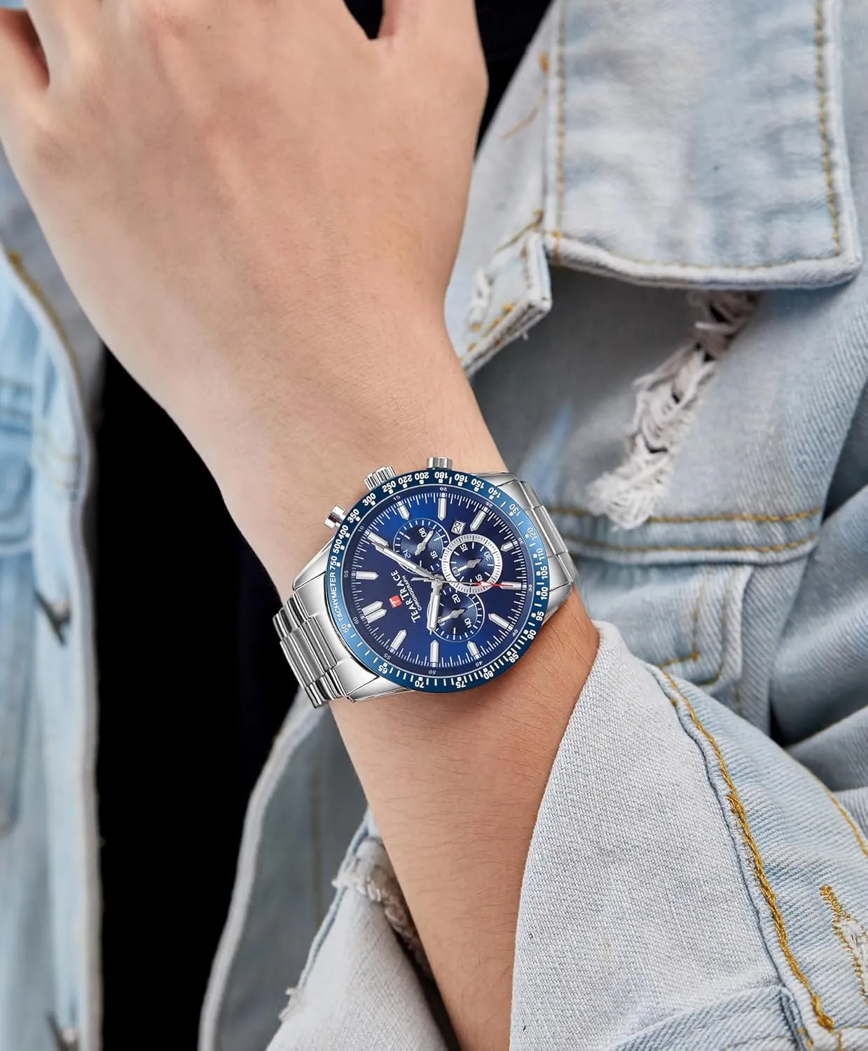 Classical Fashion Watches for Men with Leather Strap Mens Watches Analog Quartz Movement Big Face financier sharply alienable sweeping Waterproof Chronograph Wrist Watch Sport Work 