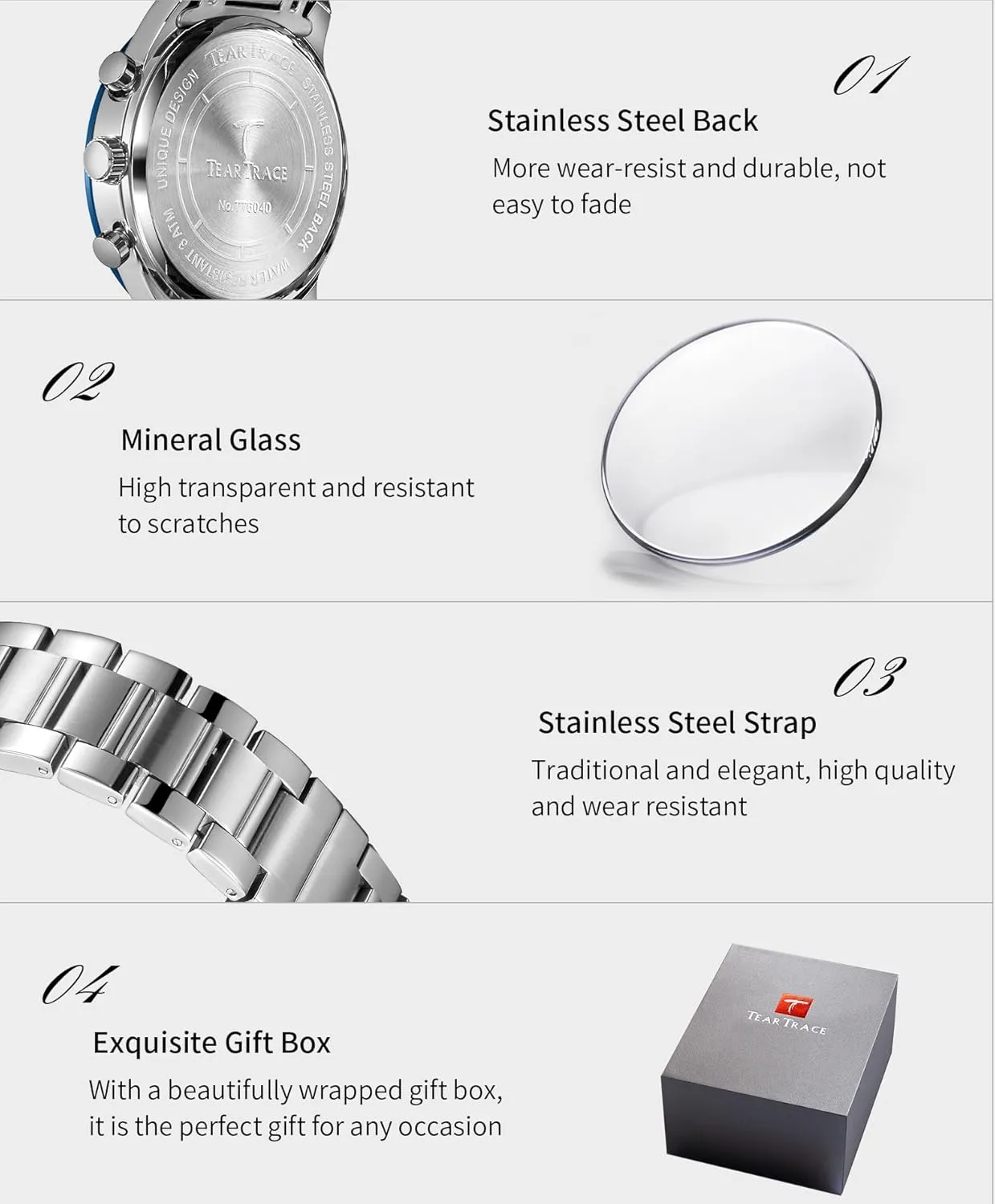 Classical Fashion Watches for Men with Leather Strap Mens Watches Analog Quartz Movement Big Face financier sharply alienable sweeping Waterproof Chronograph Wrist Watch Sport Work 
