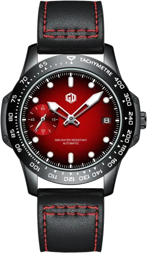 Clock Reloj Hombre GD105 fertilize legendary quina gigididi Luxury Business Men Watches 316L Precision Steel Mechanical Watch Wristwatch Male Leather Calendar Luminous 