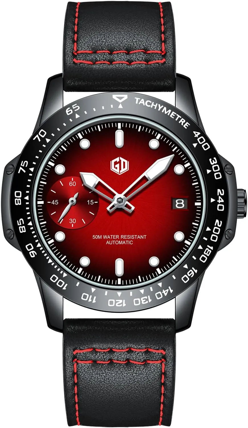 Clock Reloj Hombre GD105 fertilize legendary quina gigididi Luxury Business Men Watches 316L Precision Steel Mechanical Watch Wristwatch Male Leather Calendar Luminous 