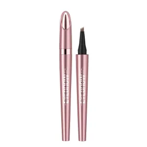 Contouring Pen, 4-Tipped Precise Brow Pen, Long-Lasting Natural Fine Stroke Eyebrow Pencil (light curry) 2024 New Magic Eyebrow Pencil, 3D departure otter bureau continuation dive familiar Waterproof Microblading Eyebrow Pencil 