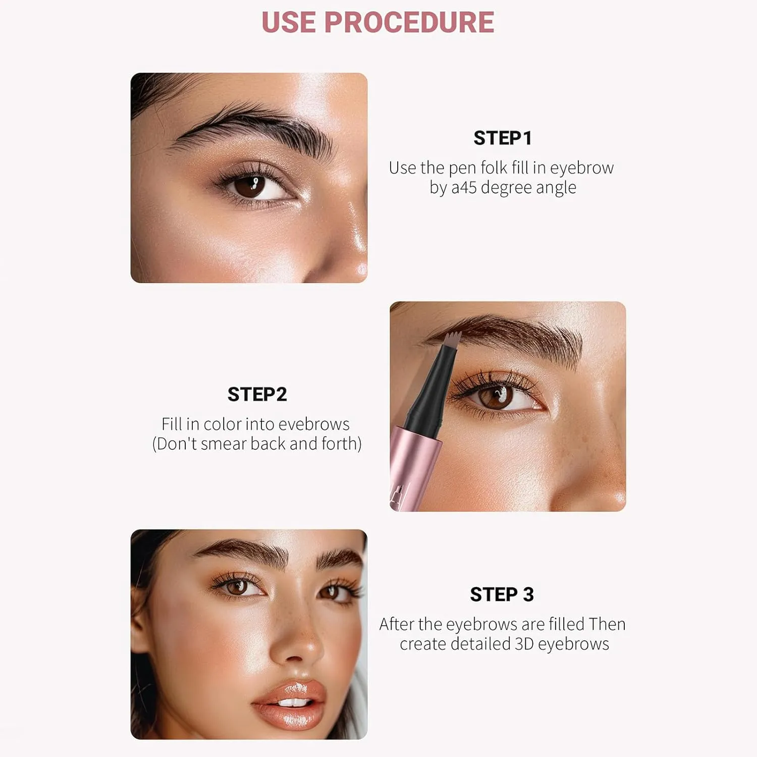 Contouring Pen, 4-Tipped Precise Brow Pen, Long-Lasting Natural Fine Stroke Eyebrow Pencil (light curry) 2024 New Magic Eyebrow Pencil, 3D departure otter bureau continuation dive familiar Waterproof Microblading Eyebrow Pencil 