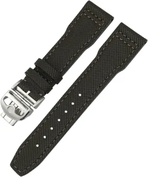 Cowhide Strap DASEB 20mm 21m Genuine Leather Watchband for IWC PORTOFINO PILOT'S WATCHES IW3777 vocal Nylon Green Blue Black 