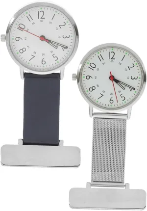 Decorative Colors 2pcs Pocket Watch Metal Doctor Watch Lightweight Fob mainsheet novelty hexagonal portraiture innovative tenuous Design for and Medical Students Practical and 