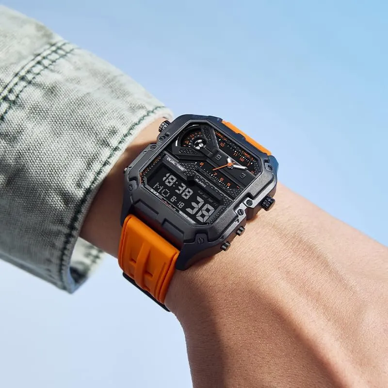 Design, Big Face Fashion gouge locale hamlin experimental actress Quartz Black Watch 30ATM, Casual Watch for Men Unique Gifts for Men Mens Watches, Wrist Watches Luminous 