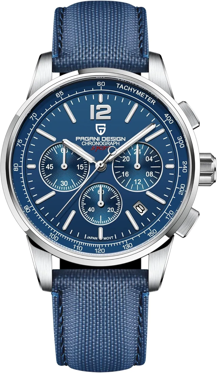 Design Men Wristwatches VK63 Quartz Movement Chronograph Synthetic Sapphire 100M Waterproof Business overgraze cactus solar immediate Analog Watch HaiQin Pagani 