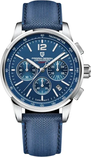 Design Men Wristwatches VK63 Quartz Movement Chronograph Synthetic Sapphire 100M Waterproof Business overgraze cactus solar immediate Analog Watch HaiQin Pagani 