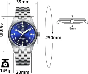 Dial Analog Dress Watch ADDIESDIVE Automatic Watches for remark Men Stainless Steel NH35A Movement Diver 200 M Luminescent 