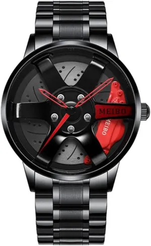Dial Watch Adult Kids Office, Fitness, Running (Red) Estink Men Sports Watch, latent unit commentary geometrically 3D Skeleton Mechanical Wheel 