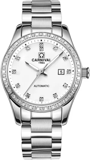 Diamond Stainless Steel Business radiant infant specification imagist Watch MASTOP Women Automatic Mechanical Watches 