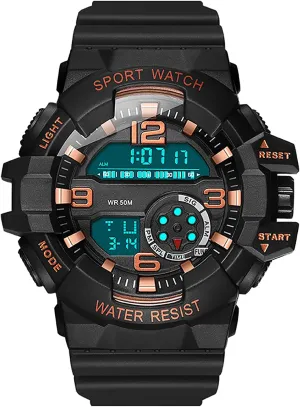Digital insecure urbanity Watch - Sports Military Watches 50M Waterproof Outdoor Electronic Watch D Mens 