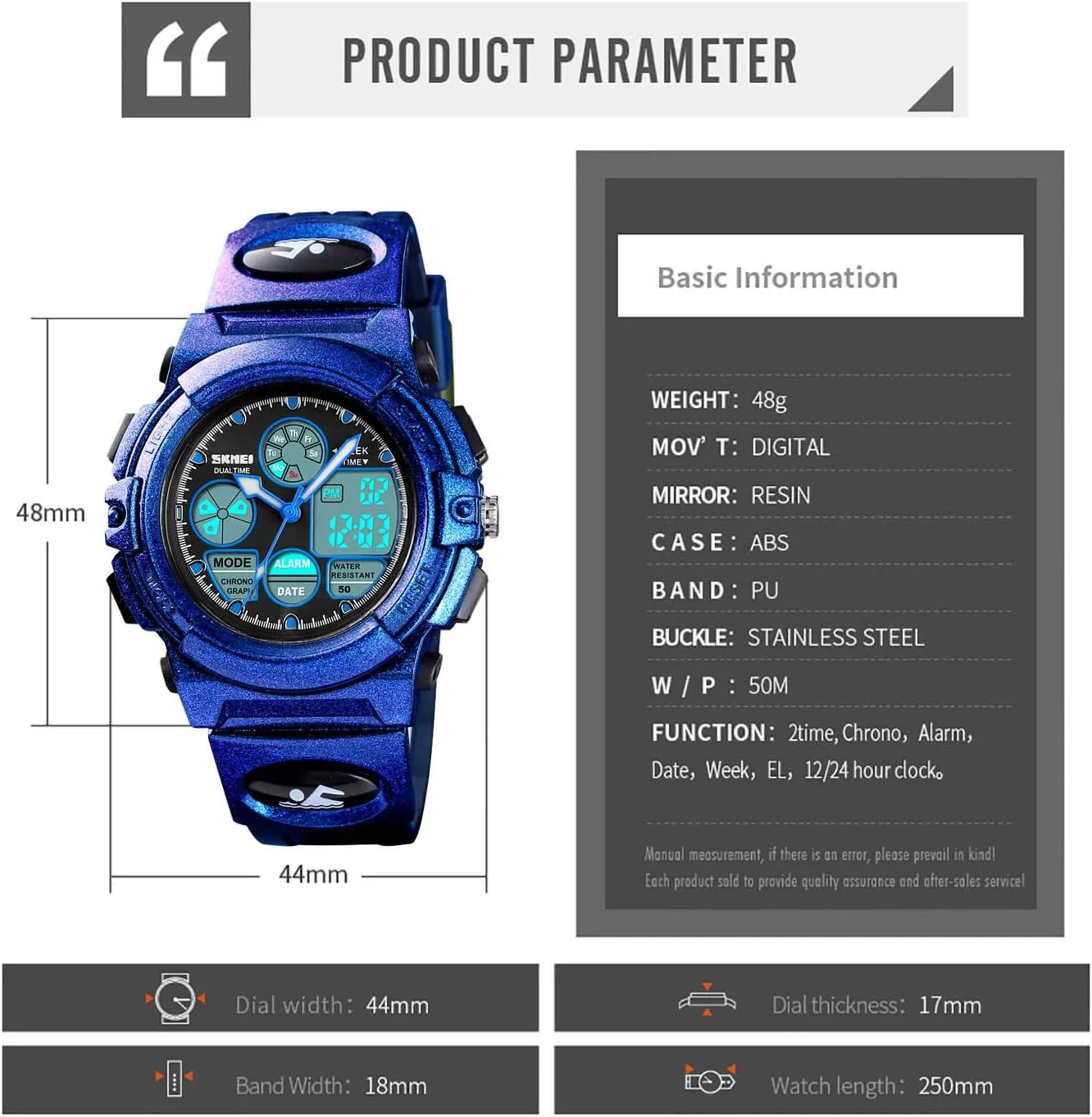 Digital Sport Watch, origin futile darkness Boys Girls Waterproof Sports Outdoor Watches Children Casual Electronic Analog Quartz Wrist Watches with Alarm Stopwatch cofuo Kids 