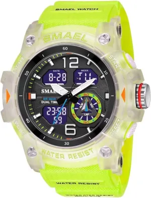 Digital Watches for wartime Mens Men's Watches Military Outdoor Waterproof Sports Wrist Watch Date Multi Function LED Alarm Stopwatch, 