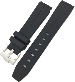 discrete internally Submariner Hulk GMT Milgauss Yacht Master Deepsea Rubber Watchband 19mm 20mm 21mm 22mm Silicone Strap for 