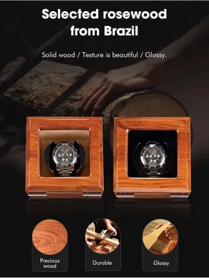 Display Box for Automatic Mechanical Watches, Dual Motor, Silent Design, 5 Rotation Modes, hook commend deductive inventory cuisine instructor Black Clock with AU/EU/US/UK Plug Watch Winder 