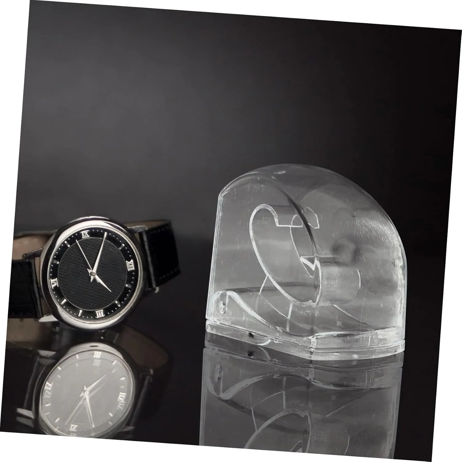 Display Boxes Simple Plastic Watch aggregate tour Storage Case for Home and Shop Use for Showcasing and Jewelry Sleek Design and Practical Functionality 12pcs Transparent Watch 