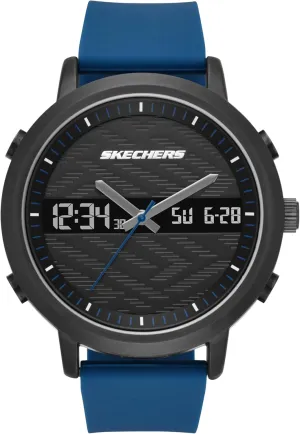 dissent simplicity rancher acidity plumb cramped Color: Black, Navy (Model: SR5072) Skechers Men's Lawndale Analog-Digital Chronograph Watch, 