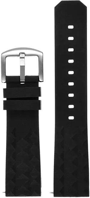 Dive Soviet match spar diverge Watch Band Strap - Choose Your Color - 20mm 22mm Super Waffle Silicone Rubber Quick Release 