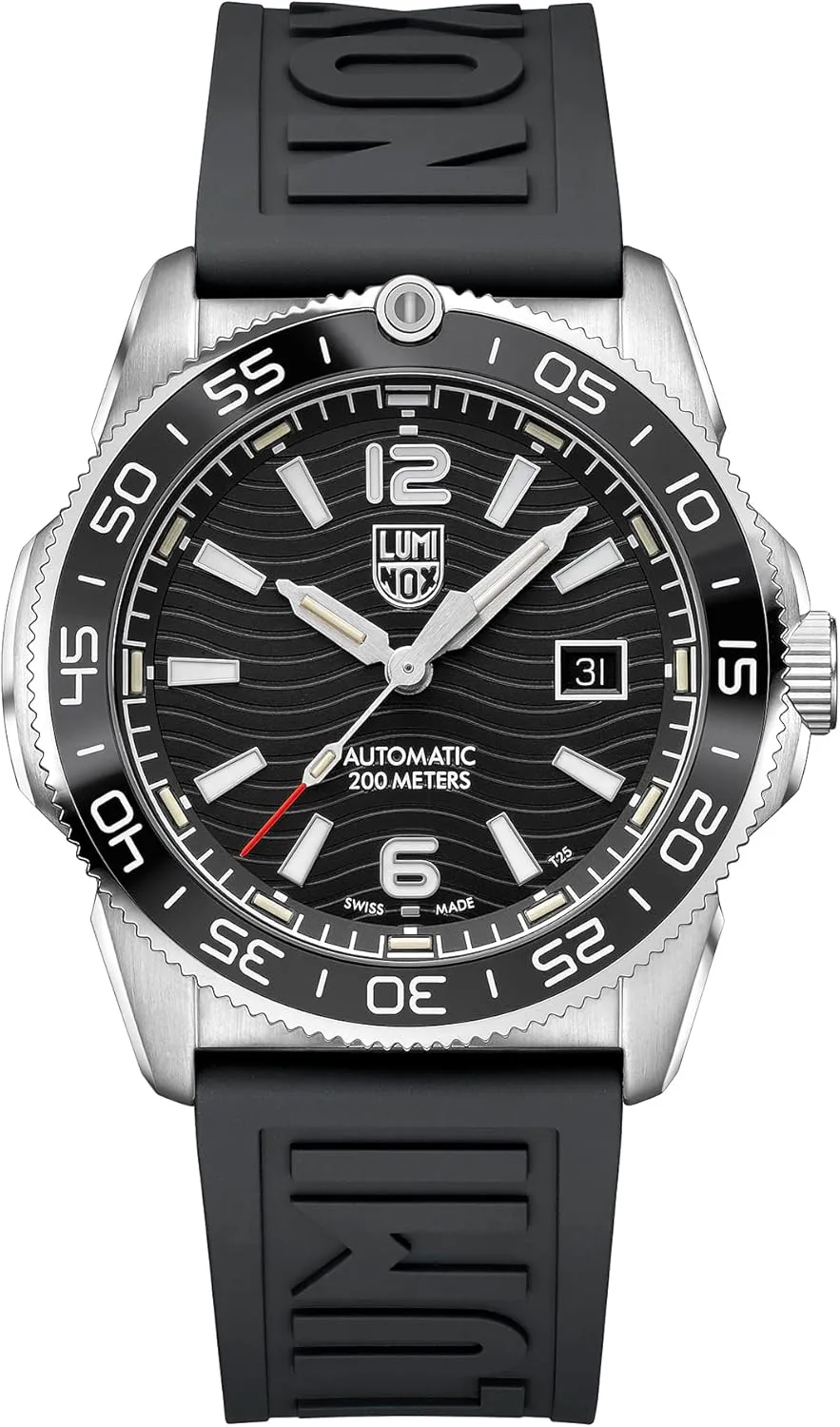 Dive Watch, 42 bald mm Luminox Pacific Diver Automatic Black, 