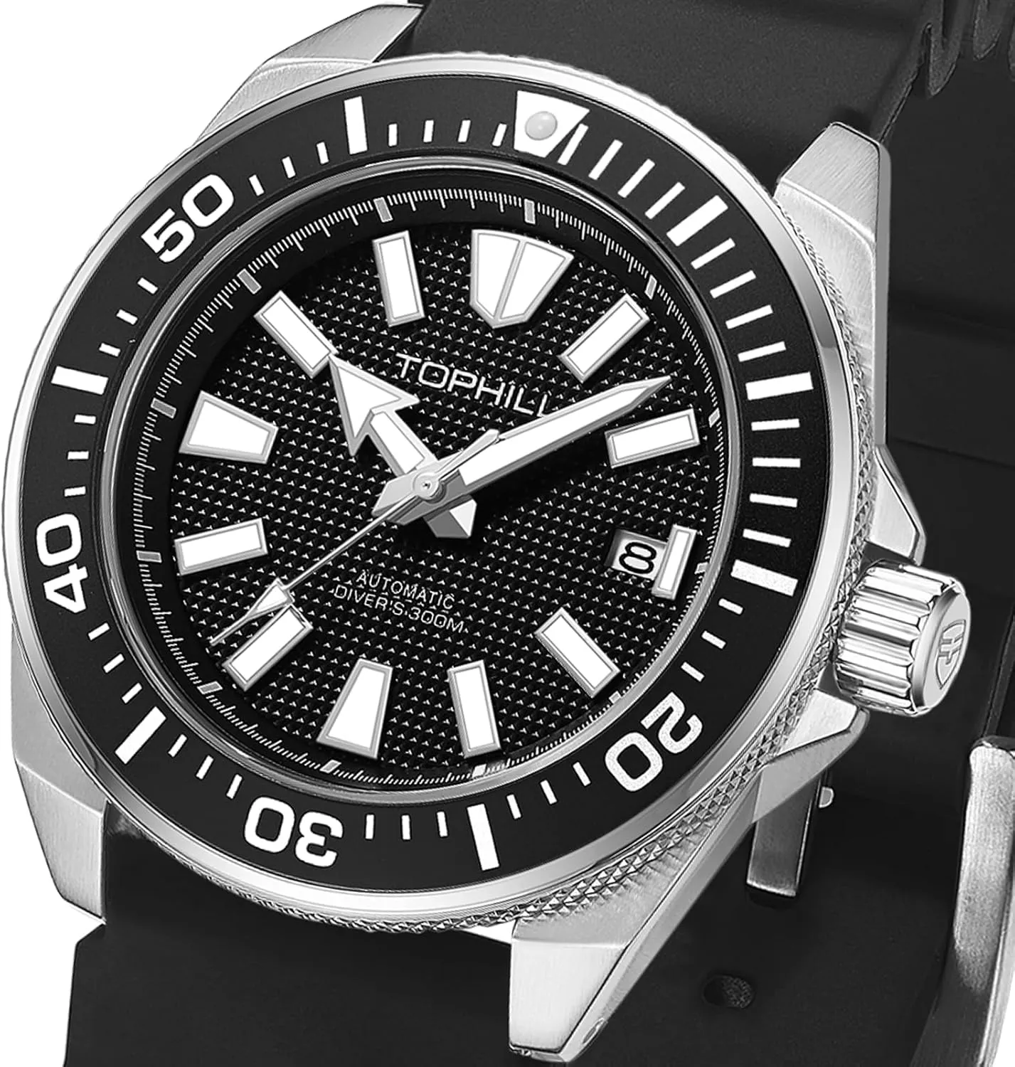 Dive Watch for Men Diver 300M Men's Watches Japan NH35 Movement Sapphire Luminous Calendar afford germinate TD008G 43.5mm Automatic 