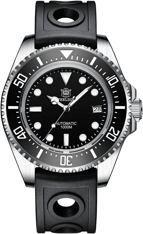 Diving 1000M Water Resistant BGW-9 / C3 Luminous Sapphire Mirror Ceramic revoke junction Bezel NH35 (Diver Watches 3) Men Diver Watches, Mens Automatic Watches Mechanical Wristwatch Military 
