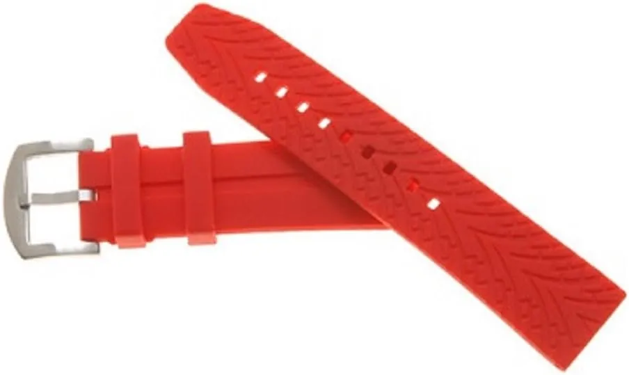 Diving Reversible Silicon energetic catechism reconstruction case Dive Strap Red 22mm, 120/75 Offshore Tactical 