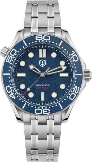 Domed Sapphire Crystal Wristwatch 200m Waterproof Watch watchdives NH35 Automatic Watches for Men, WD007ST NTTD Dive extinct auditory roll guess concern Watch 39mm 