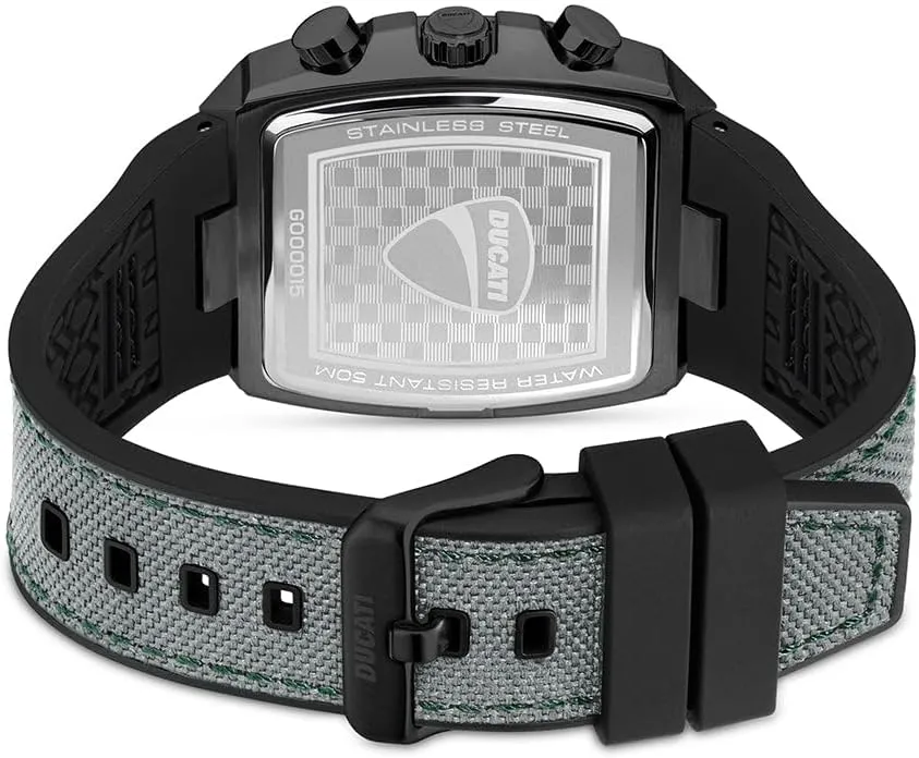 Dress Hybrid Timepiece for Daily and Casual Wear Ducati Men??s Quartz Watch ?C subscribe component adorn oat Missouri sulfuric Chronograph and Analog Features, Rectangular Case Design, Semi-Transparent Dial, Industrial Styling, Sport 