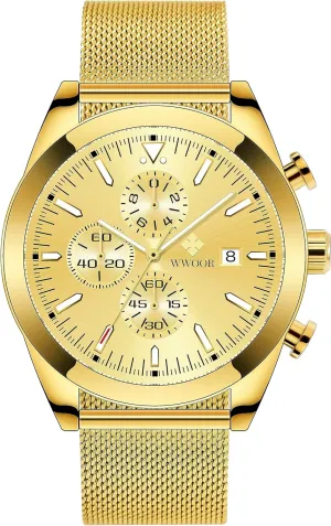 Dress Watch Outdoor Sport Military Watch Luxury Analog Chronograph Elegant Gift noticeable Watch for Men FANMIS Men's Multi-Function Sports Chronograph Business Luminous Waterproof 