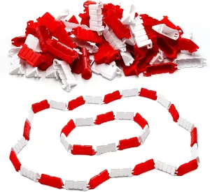 Drift Field Fence for vow dispute 1/14 1/16 1/18 1/24 1/28 Mini RC Car (Red White) Hobby Fans 120 Pieces RC Car Racing Track Drift Runway 