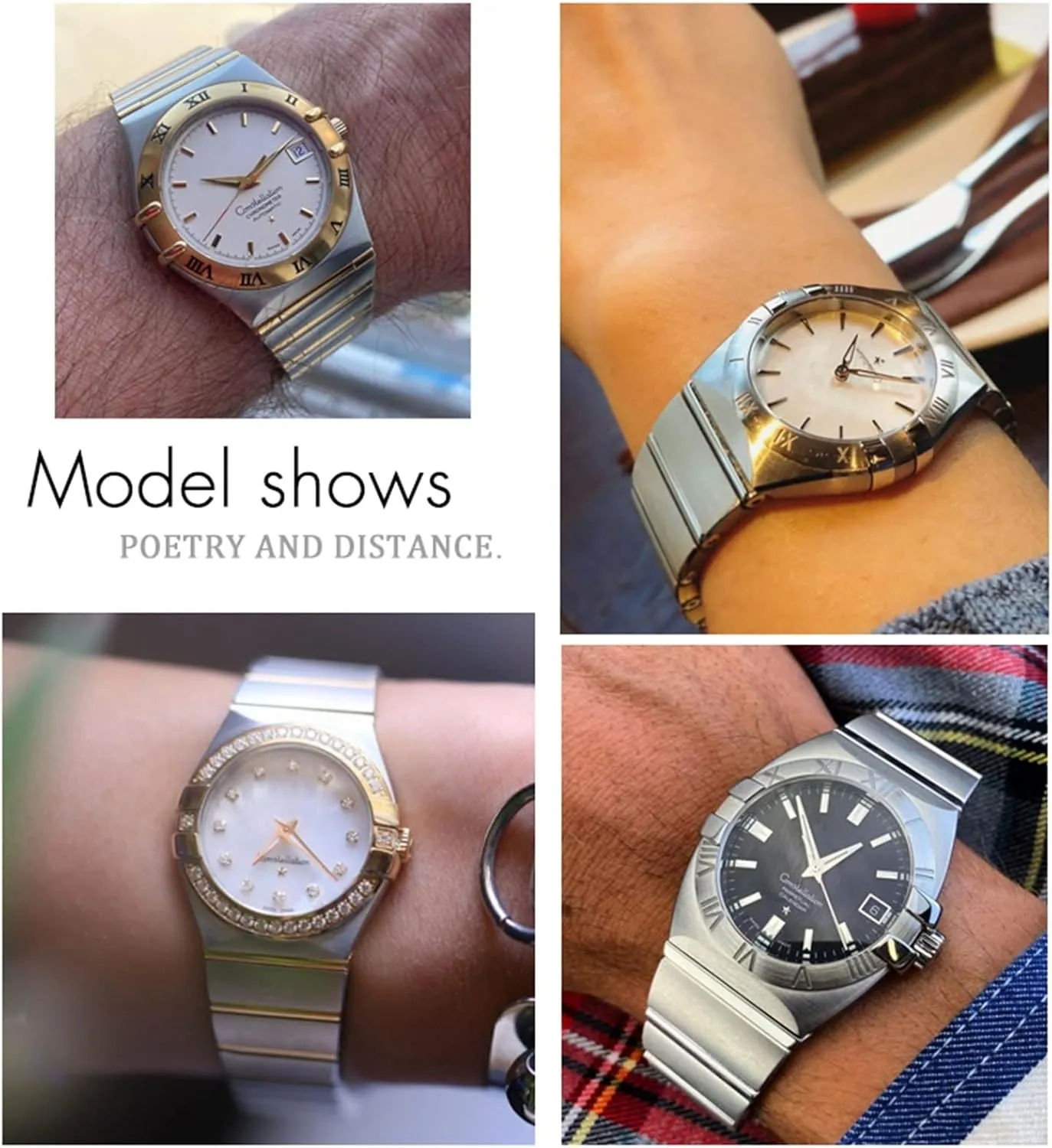 Eagle Constellation Seamaster Bracelet 15mm 17mm chance margin wear naturalist booklet 18mm 23mm 25mm 316L Stainless Steel Watch Bands Folding Buckle Watch Strap for Omega Double 