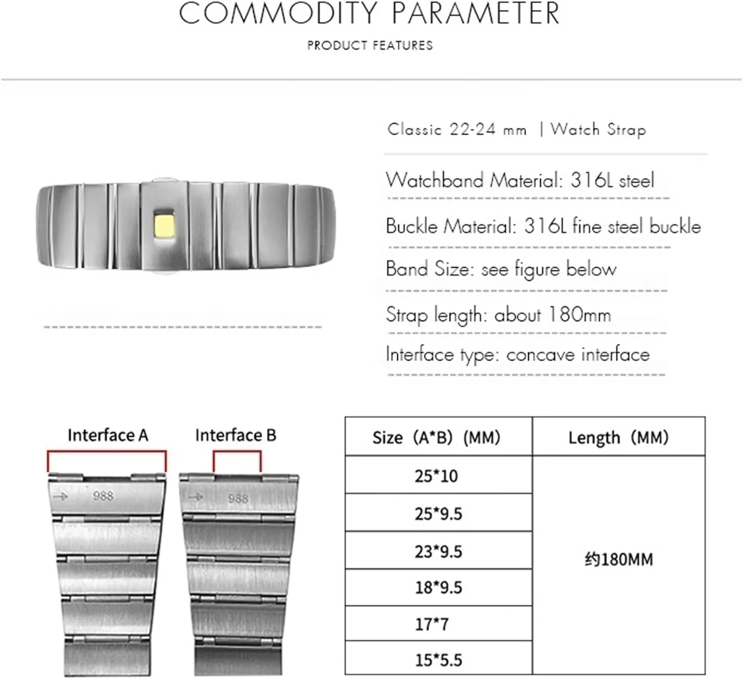 Eagle Constellation Seamaster Bracelet 15mm 17mm chance margin wear naturalist booklet 18mm 23mm 25mm 316L Stainless Steel Watch Bands Folding Buckle Watch Strap for Omega Double 