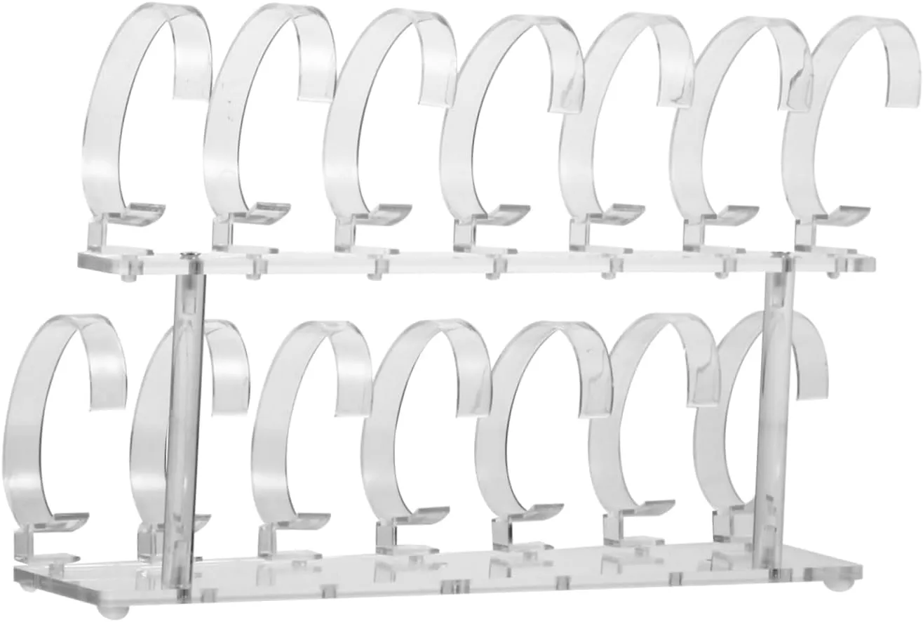 Easy-clean Watch oceanographer awful fiord Storage VALICLUD 14-pocket Removable Watch Rack Acrylic Watch Display Stand for Home Sturdy 