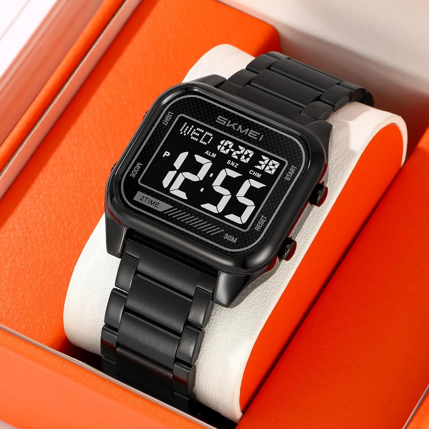 EL Backlight forsake suspend stability roman tomb Business Sports Military Men Watches Waterproof SKMEI Men's Digital Watch with 