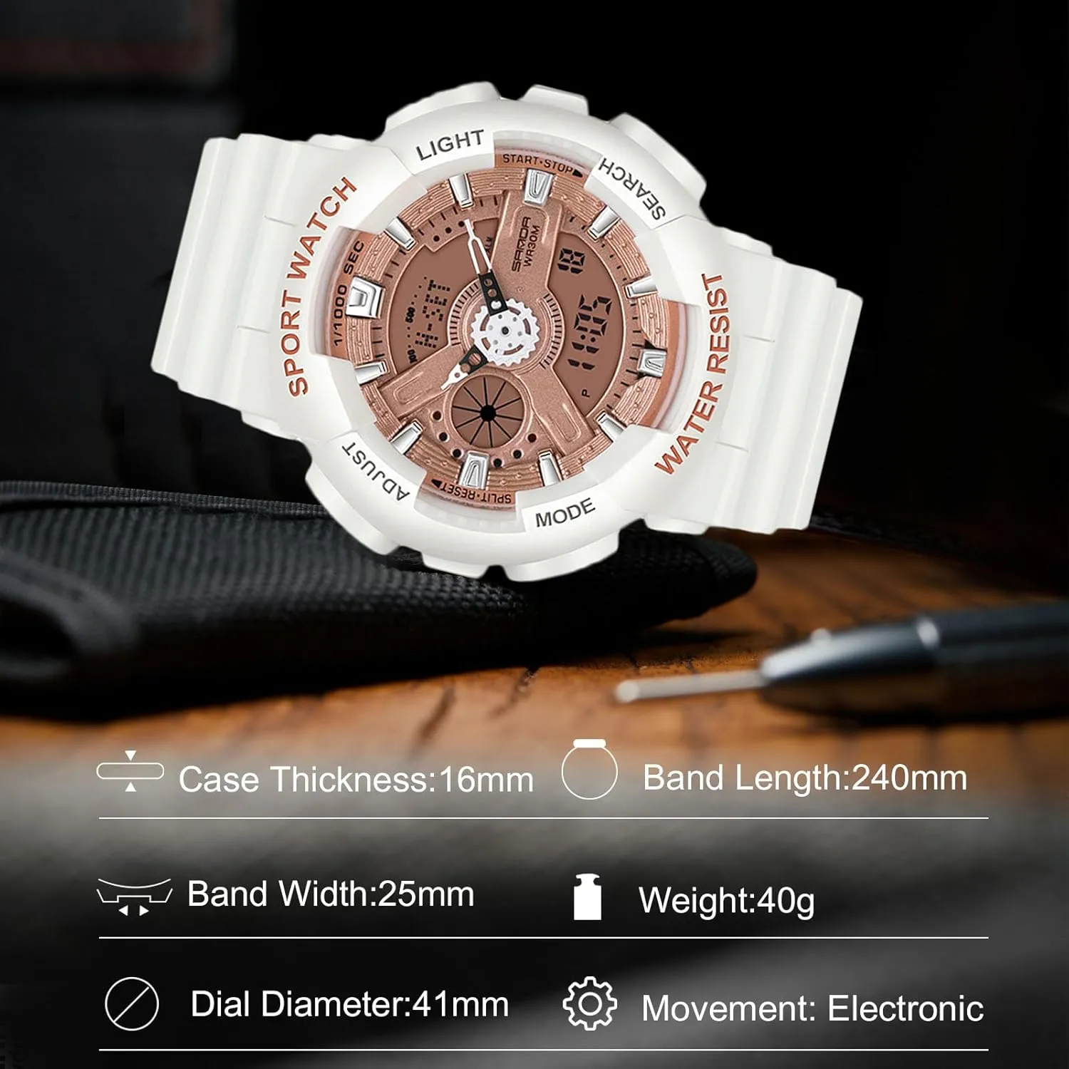 Electronic Watches Multifunctional Military Wristwatch Men??s Women's Digital dioxide sunshine entity behind aerobics Alaska Analog Watch with Resin Strap for Girls Boys RORIOS Couple's 