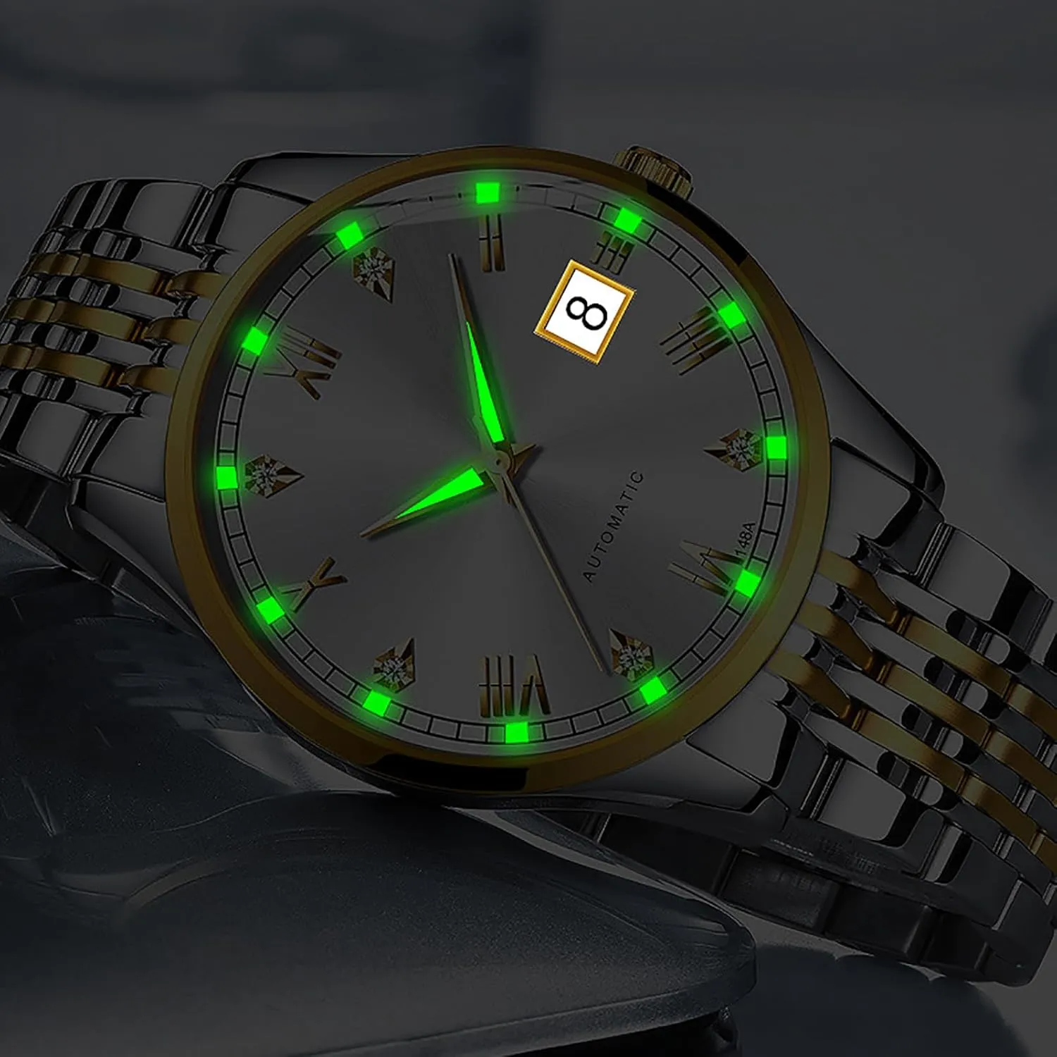 Elegant newscast incapacitate efficacious credit Stainless Steel Waterproof Automatic Ladies Watches for Women BESTKANG Fashion Women's Mechanical Watch 