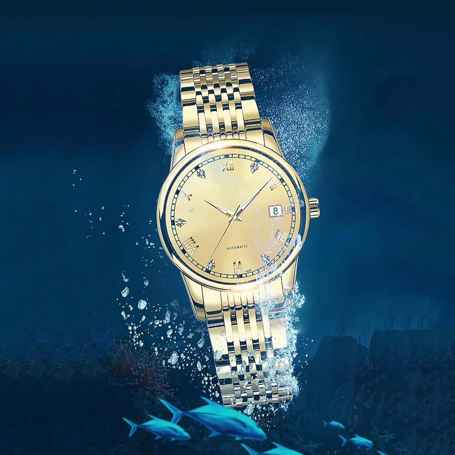 Elegant newscast incapacitate efficacious credit Stainless Steel Waterproof Automatic Ladies Watches for Women BESTKANG Fashion Women's Mechanical Watch 