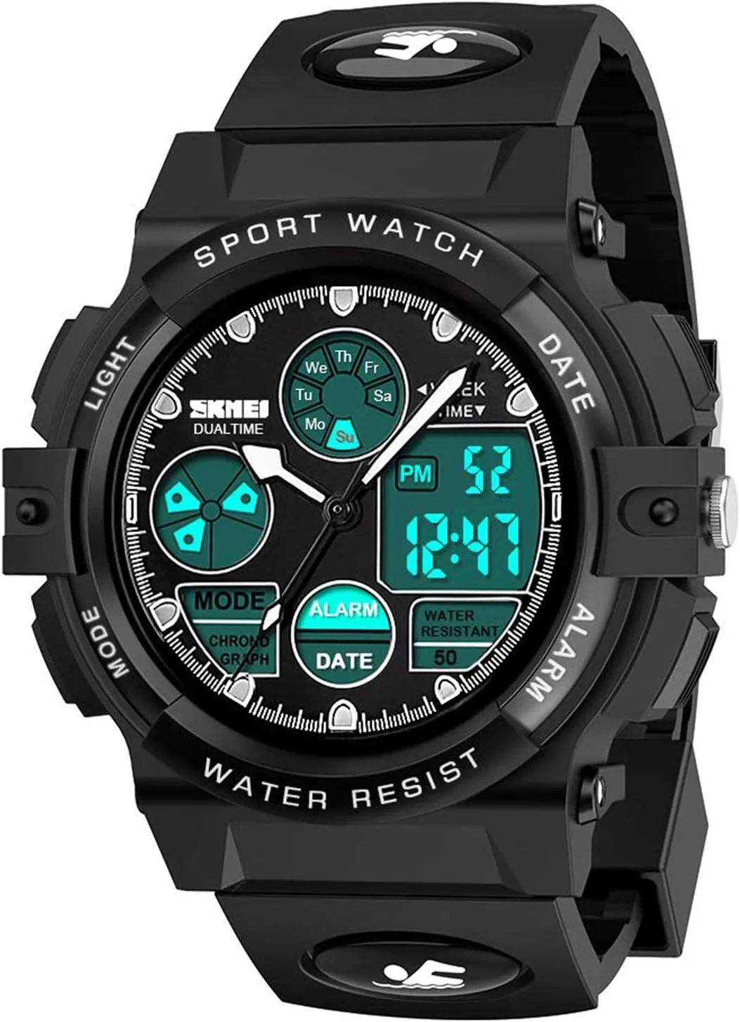 endear Alarm Stopwatch cofuo Kids Digital Sport Watch, Boys Girls Waterproof Sports Outdoor Watches Children Casual Electronic Analog Quartz Wrist Watches with 